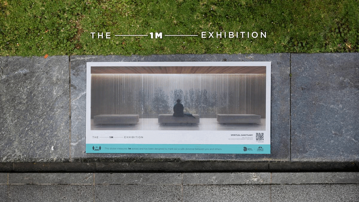 Publicis Singapore turns negative spaces into positive ones at Raffles Place