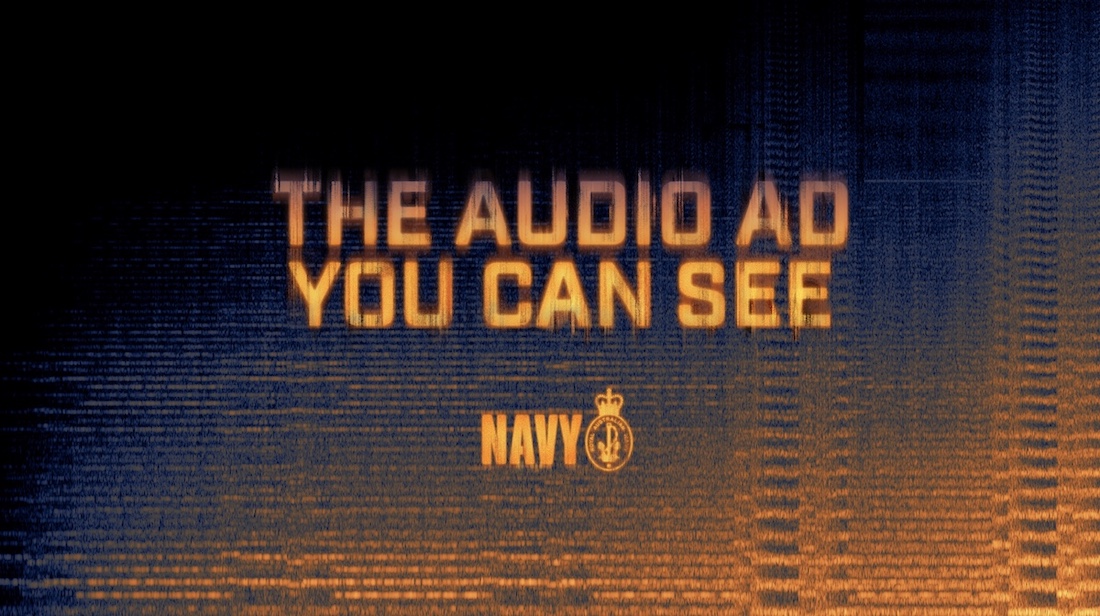 Australian Navy hides image in sound in new work via VMLY&R ANZ + Squeak E. Clean Studios