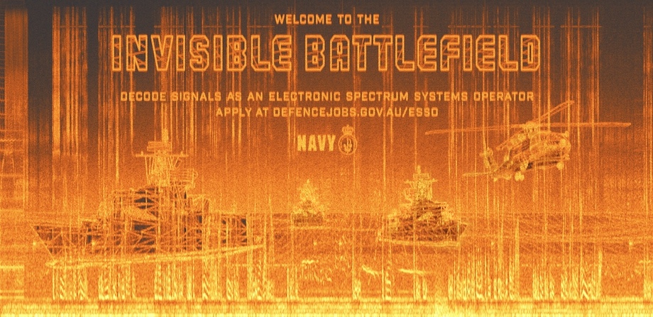 Australian Navy hides image in sound in new work via VMLY&R ANZ + Squeak E. Clean Studios