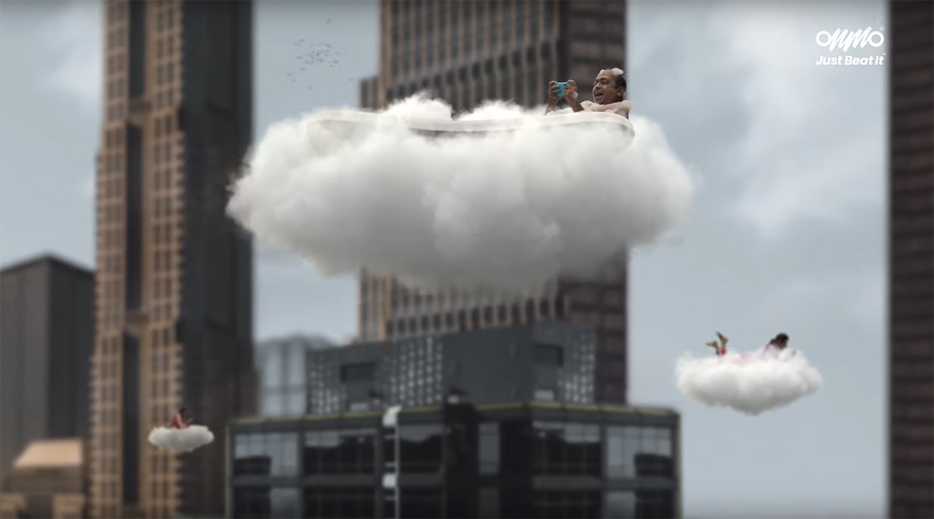 You’ll be off in the clouds with ONMO’s maiden ‘Just Beat It’ campaign via Lowe Lintas Bangalore
