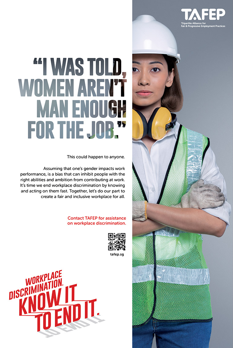 TAFEP partners with BBDO Singapore on new campaign to tackle workplace discrimination