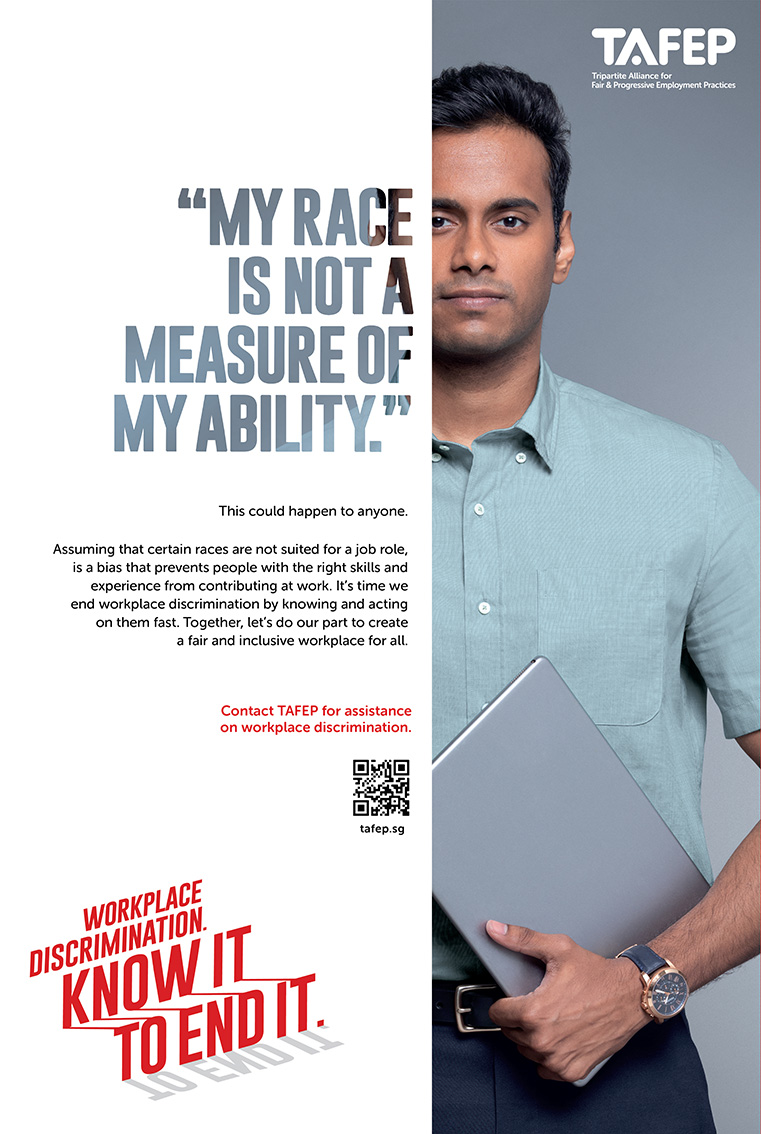 TAFEP partners with BBDO Singapore on new campaign to tackle workplace discrimination