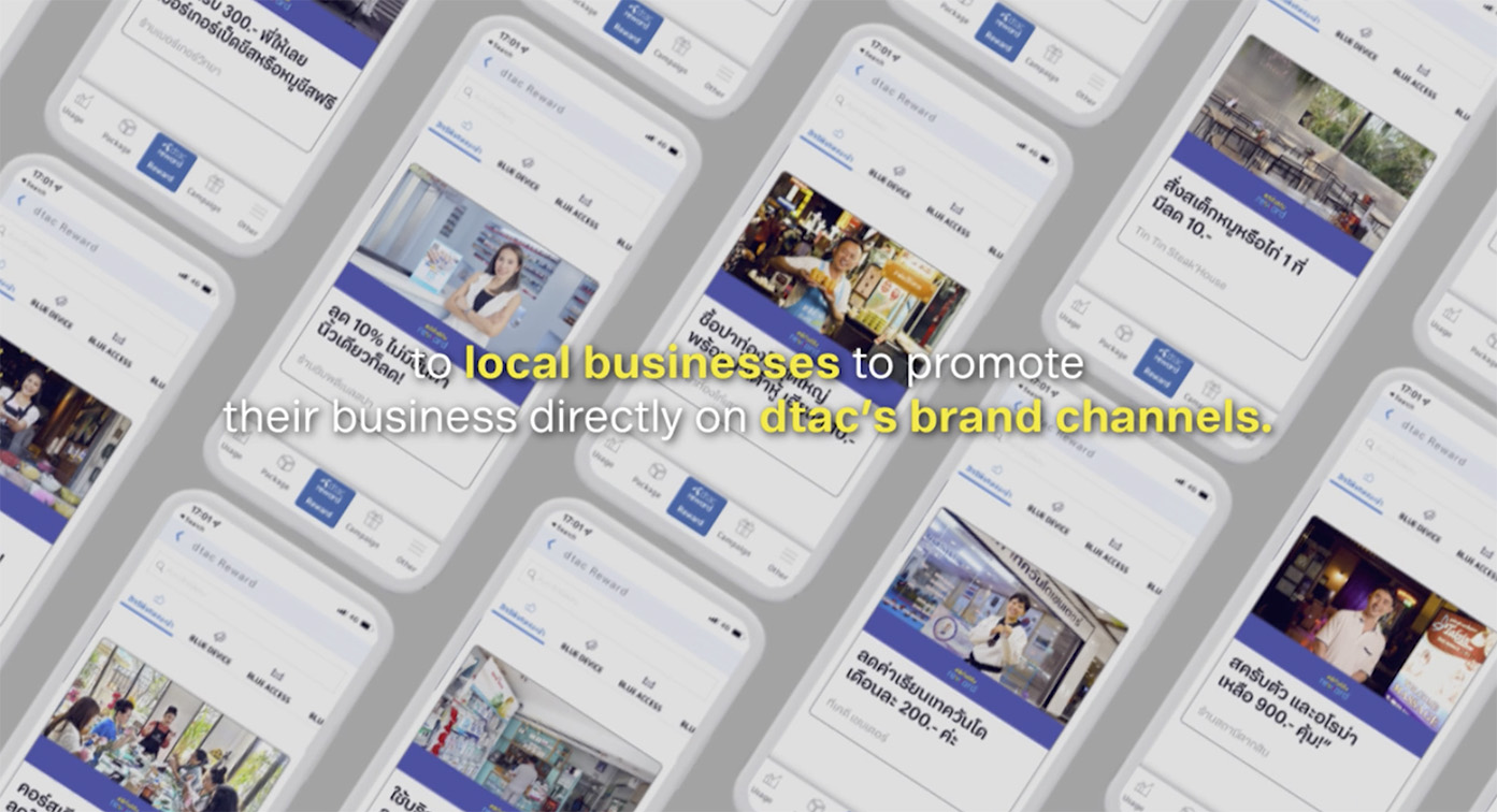 dtac champions local businesses through its revamped #GoodforAll reward program via Wunderman Thompson Thailand
