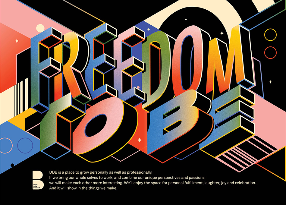 DDB Worldwide launches reimagined Four Freedoms to strengthen culture