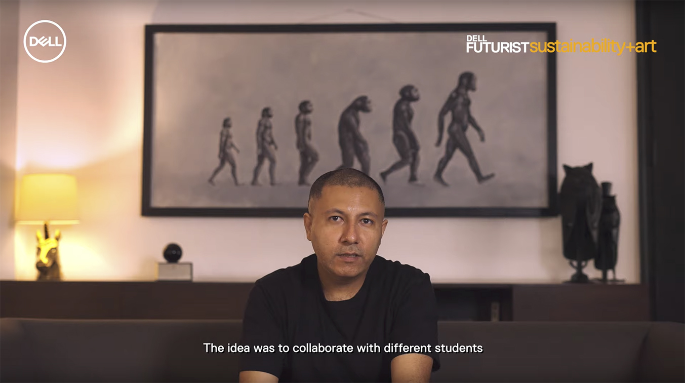 Dell Futurist & The Glitch India make the most sustainable mural with the leaders of tomorrow