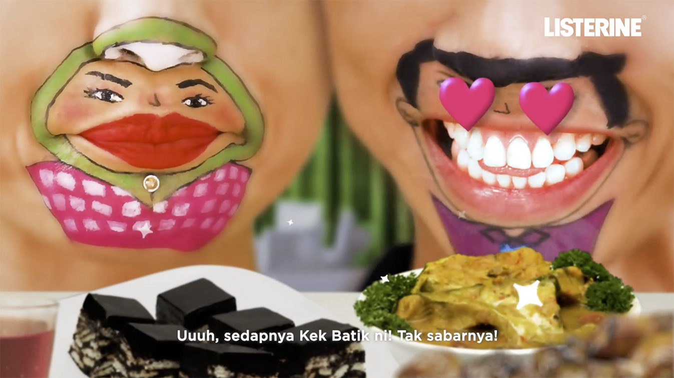 Reprise Digital Malaysia brings mouths to life via new Listerine’s Raya campaign