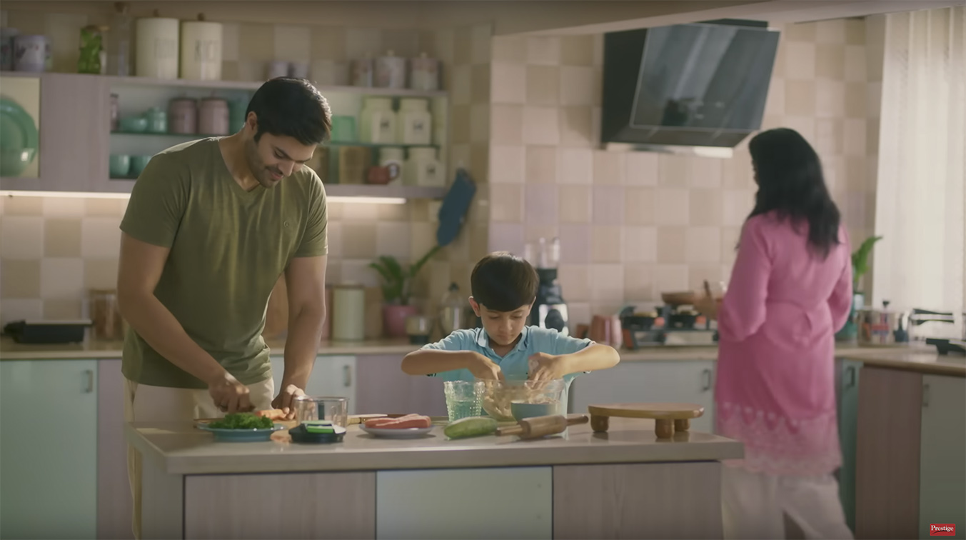 Launched on Mother’s Day TTK Prestige’s latest campaign challenges gender roles in the kitchen