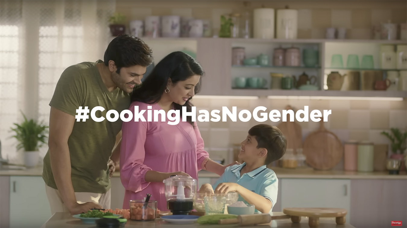 Launched on Mother’s Day TTK Prestige’s latest campaign challenges gender roles in the kitchen