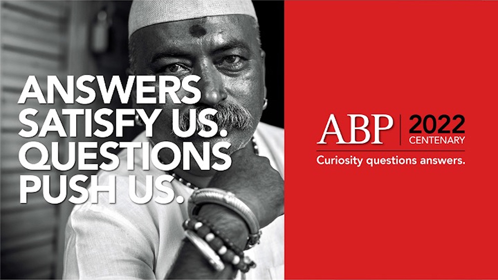 Indian media house ABP Group marks centenary year with a campaign conceived by Agnello Dias