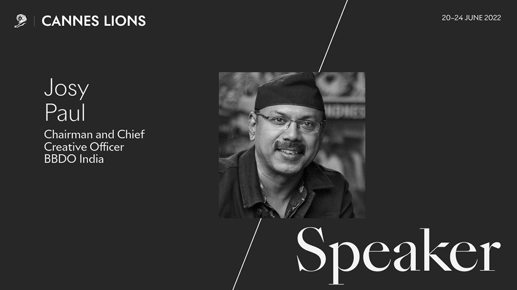 Josy Paul to host Cannes Lions talk on why people are looking for meaning, not brands
