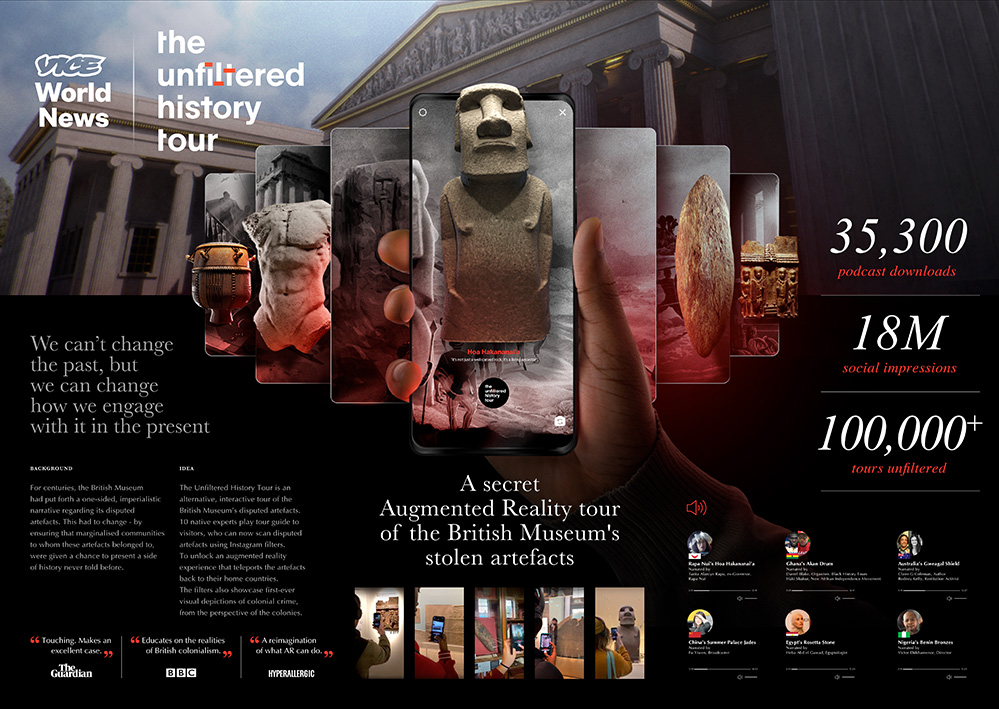 Dentsu Creative India wins Asia’s second Cannes 2022 Grand Prix for Vice Media’s The Unfiltered History Tour in the Radio & Audio Lions