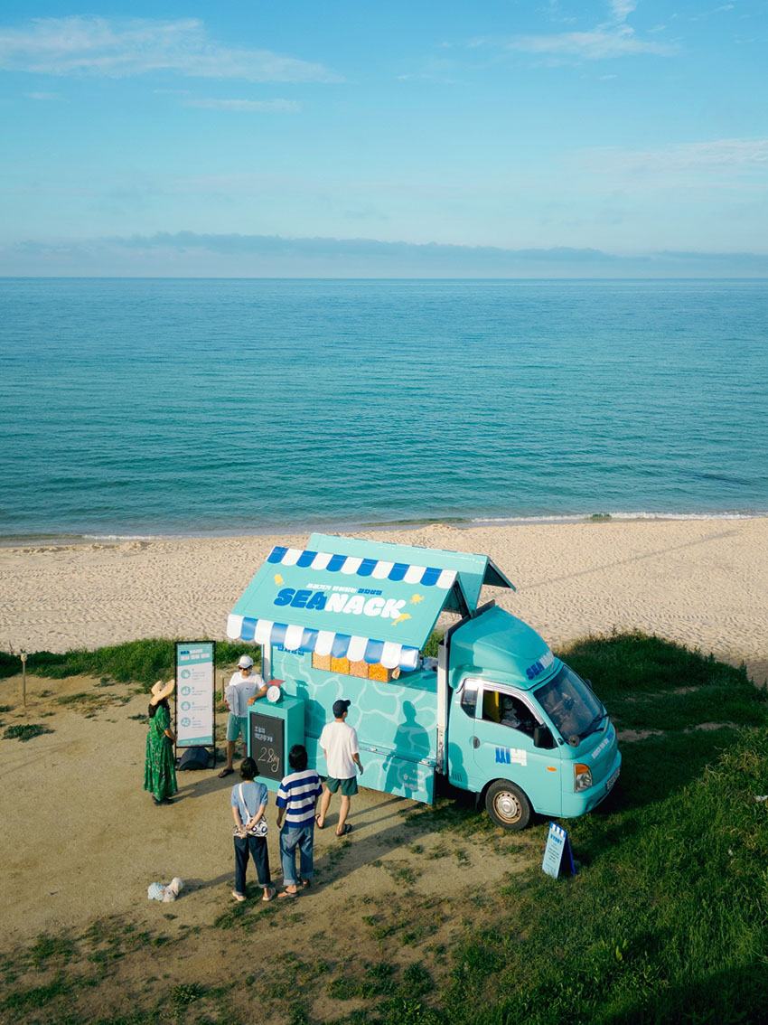 Cheil Worldwide Seoul’s Seanack campaign turns coastal waste into a currency to buy snacks