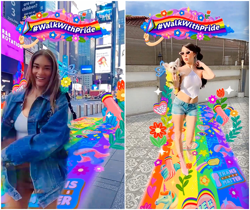 Meta and Propel Manila turn any pathway into a walkway for Pride with augmented-reality filter