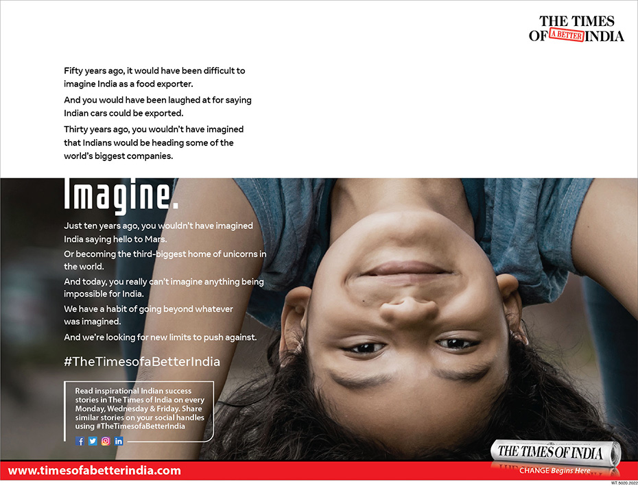 The Times of India launches new initiative exploring India’s progress through the decades