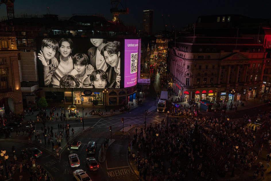 Samsung partners with pop group BTS to promote the Galaxy Z Flip4 via Cheil Worldwide