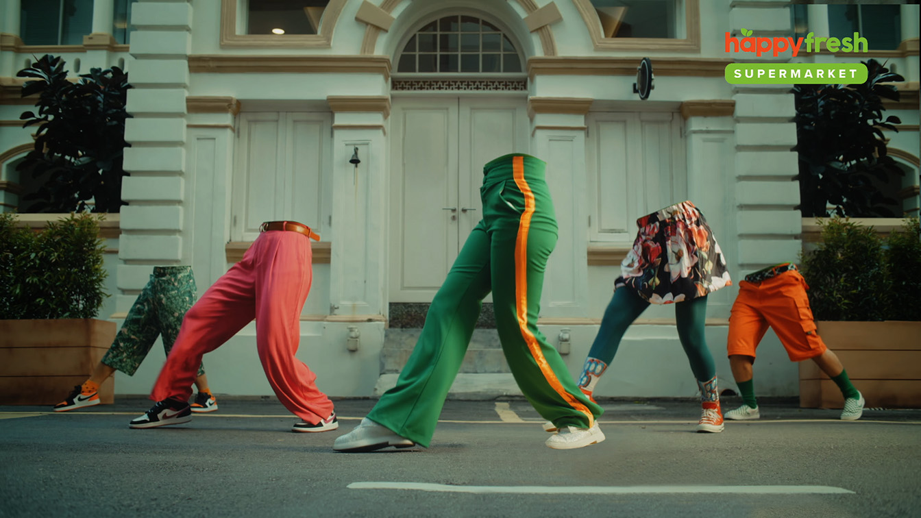 Imaginary Friends and Directors Think Tank turn heads with dancing disembodied legs campaign for HappyFresh Malaysia