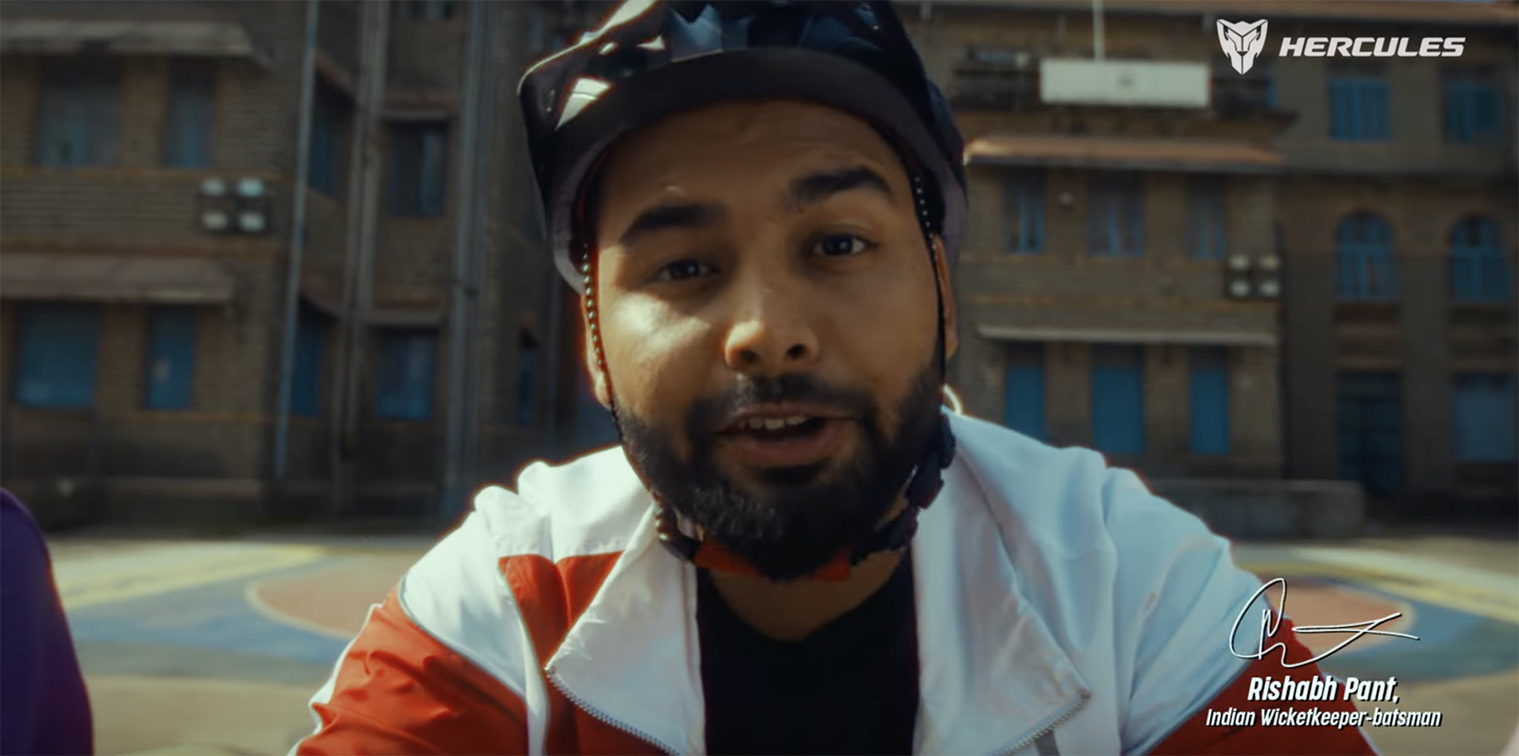 Rishabh Pant finds his tribe in new Hercules Cycles film created by Ogilvy Bangalore