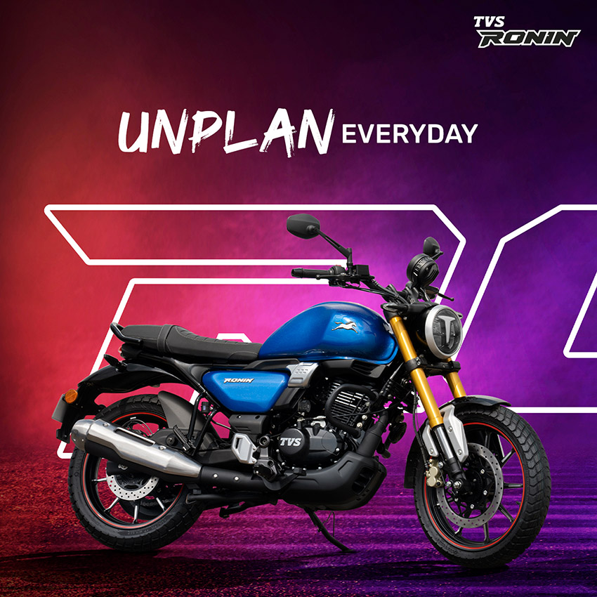 TBWA India partners with TVS Motor Company to launch the RONIN, a first of its kind motorcycle
