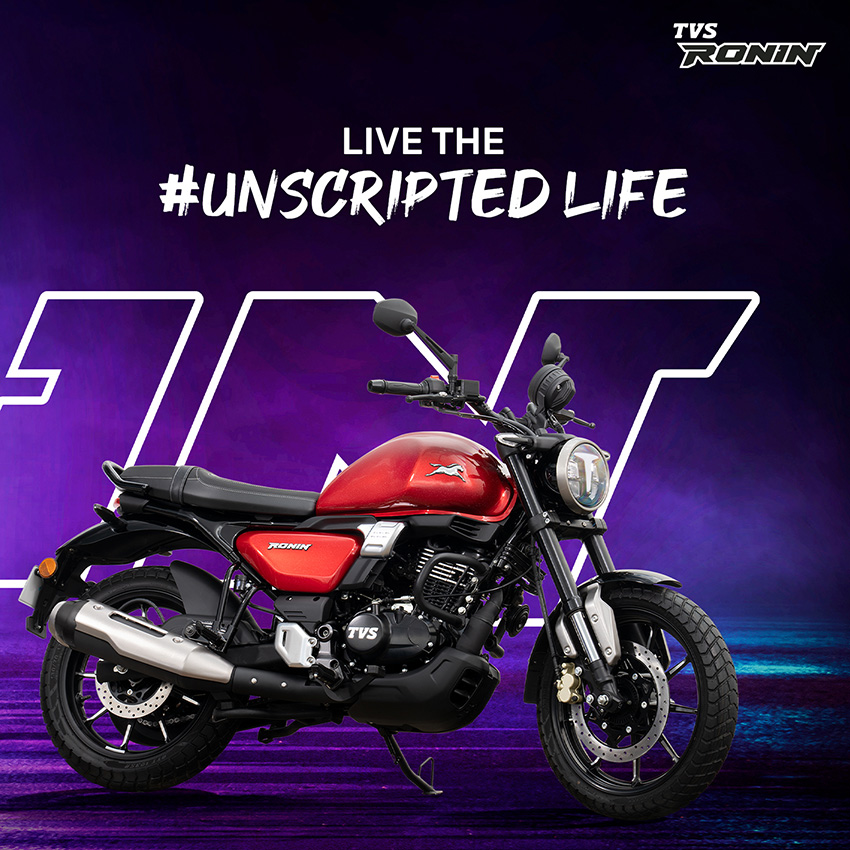 TBWA India partners with TVS Motor Company to launch the RONIN, a first of its kind motorcycle