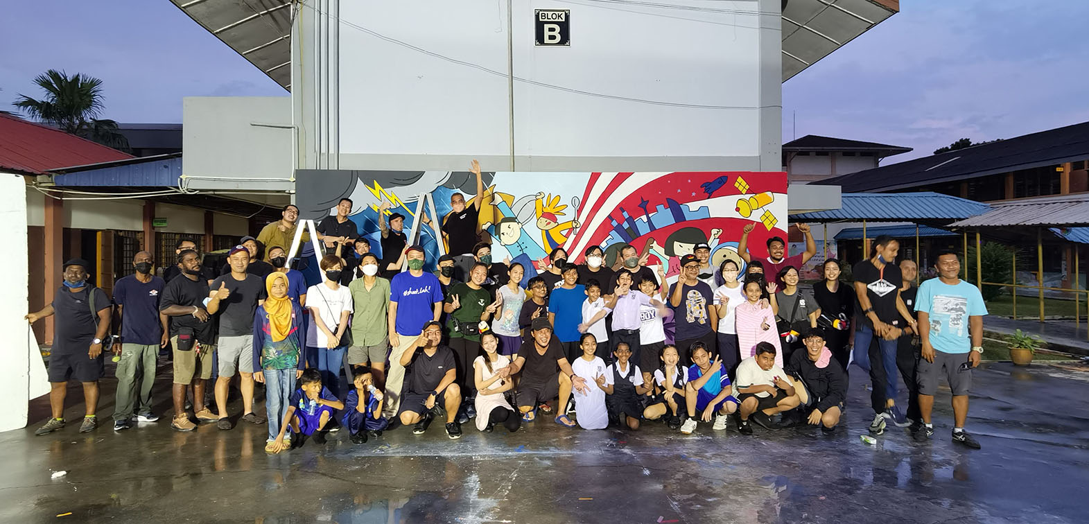 FCB Shout + RHB Bank paint a picture of unity to commemorate Malaysia’s national celebrations