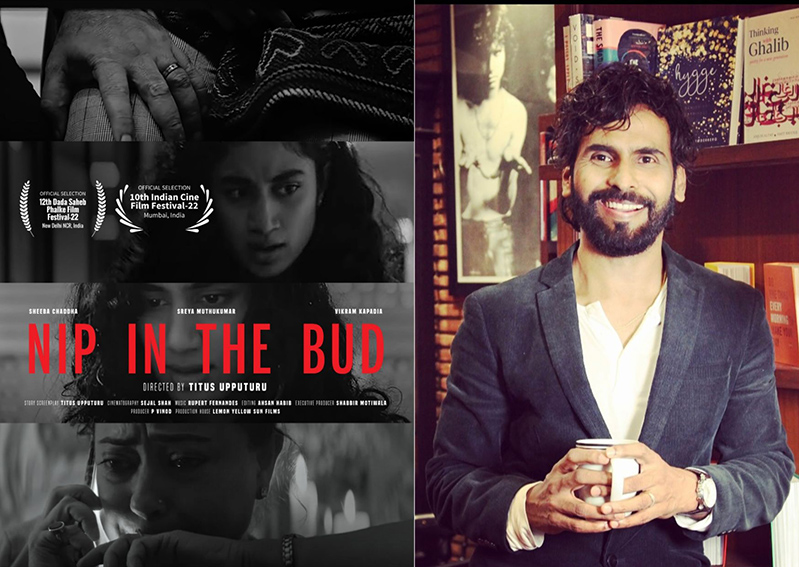 Titus Upputuru’s short film on MeToo movement wins Official Selection at Indian Cine Film Festival
