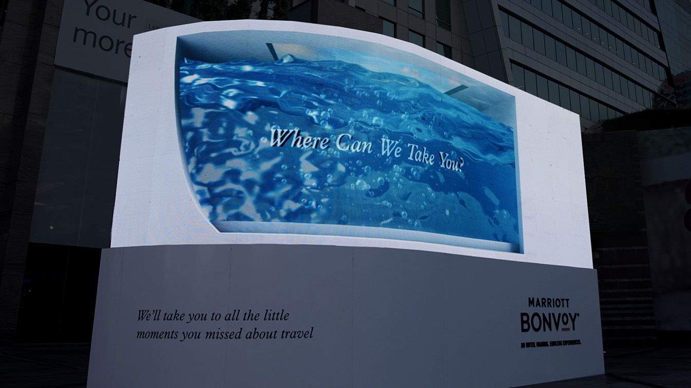 Marriott Bonvoy introduces its first Interactive anamorphic 3D outdoor activation in India