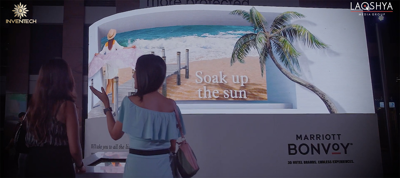 Marriott Bonvoy introduces its first Interactive anamorphic 3D outdoor activation in India