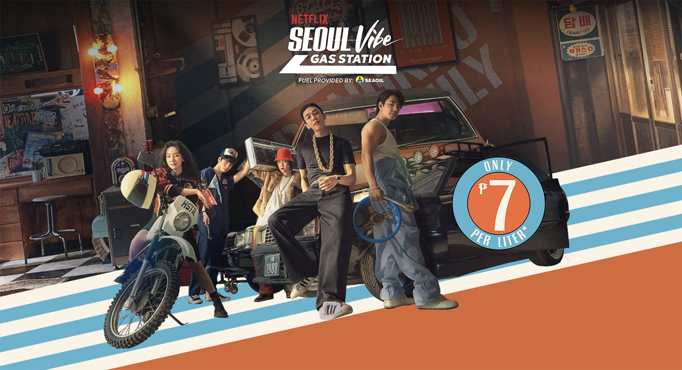 To promote Netflix’s Seoul Vibe GIGIL Philippines brought 80’s priced fuel to 2022