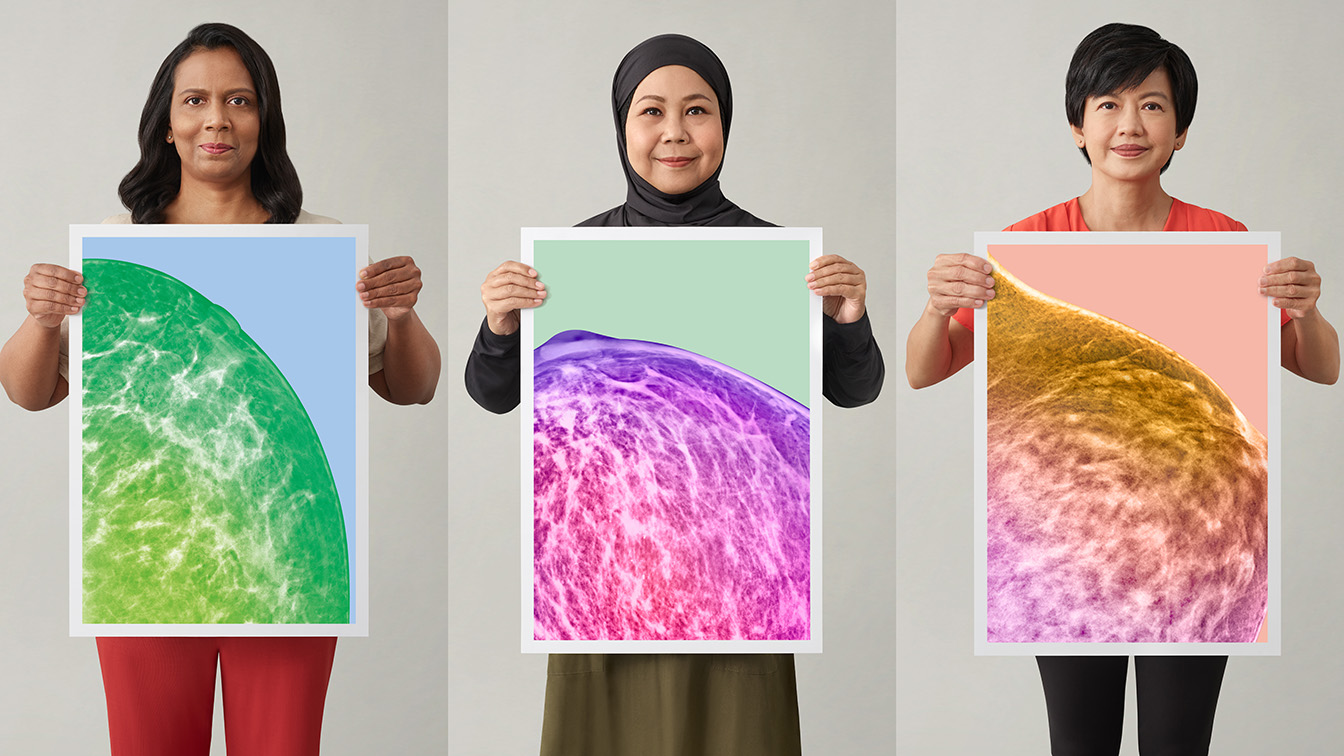 DDB Group Singapore reimagines mammogram scans as art to encourage regular screenings