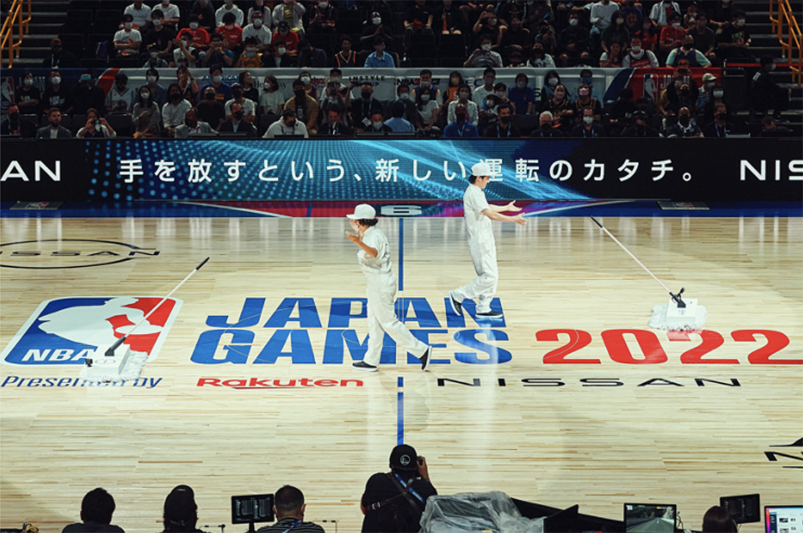 TBWA\HAKUHODO creates the ‘ProPILOT Mop’ for Nissan and performed at NBA Japan Games 2022