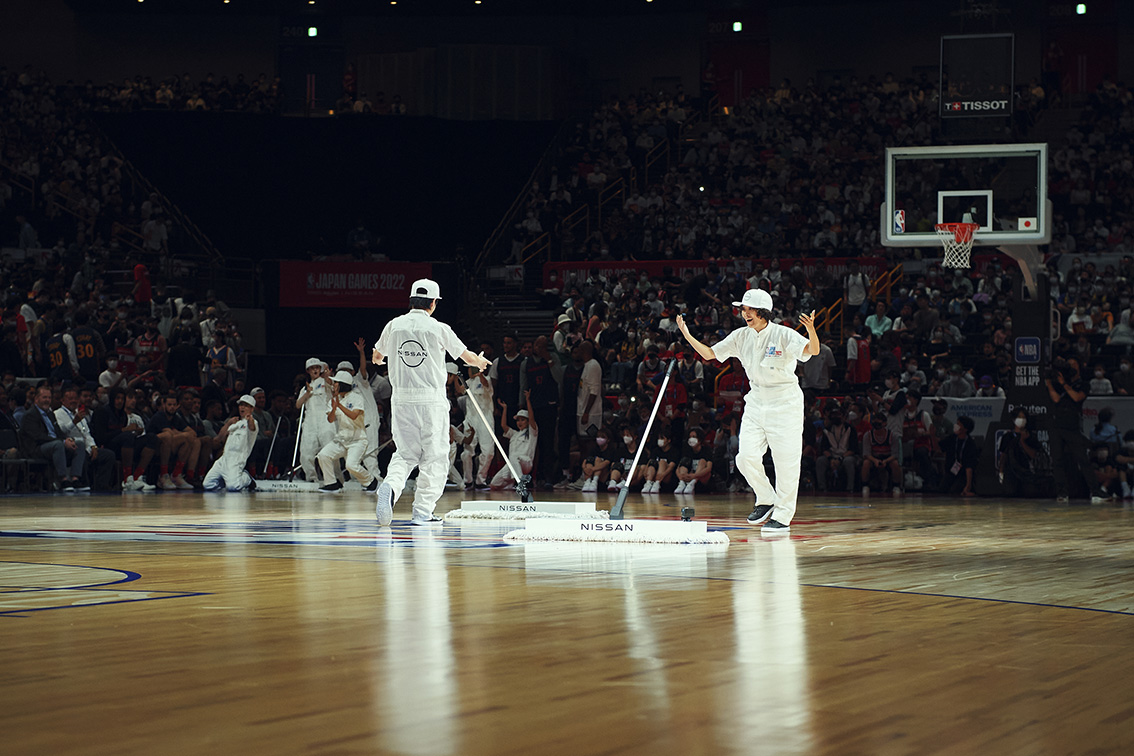 TBWA\HAKUHODO creates the ‘ProPILOT Mop’ for Nissan and performed at NBA Japan Games 2022