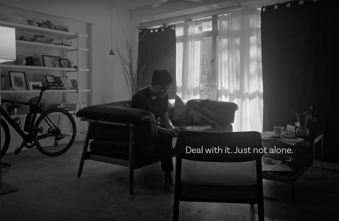 BBH Singapore’s mental health campaign breaks the stigma by telling men to “Deal With It”
