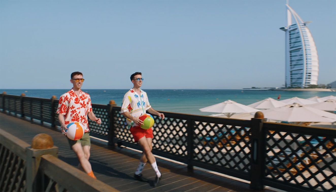 electriclime° and Wunderman Thompson Dubai team up with Irish dance duo The Gardiner Brothers for new Dubai Tourism film