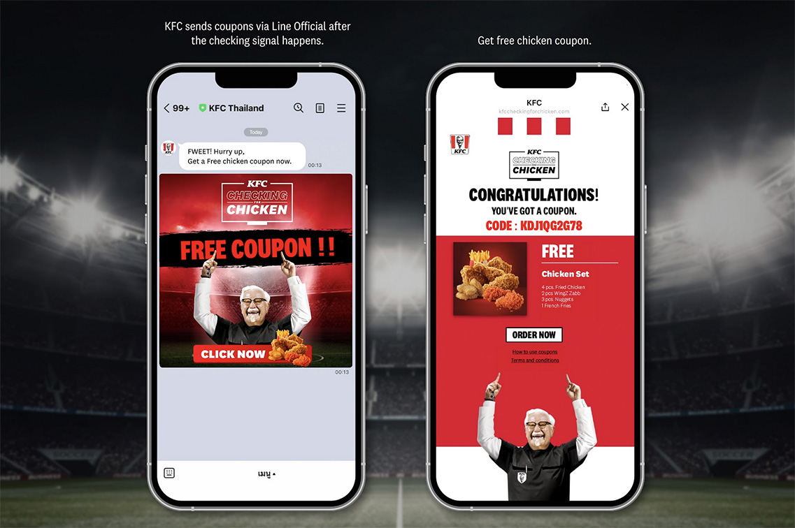 KFC turns the most boring football moments into exciting ones with CJ Worx Bangkok