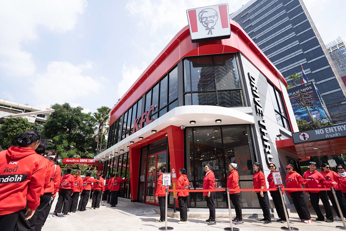CJ Worx Bangkok launches Wait In Line Aunties stunt promoting KFC’s Just Pick up service