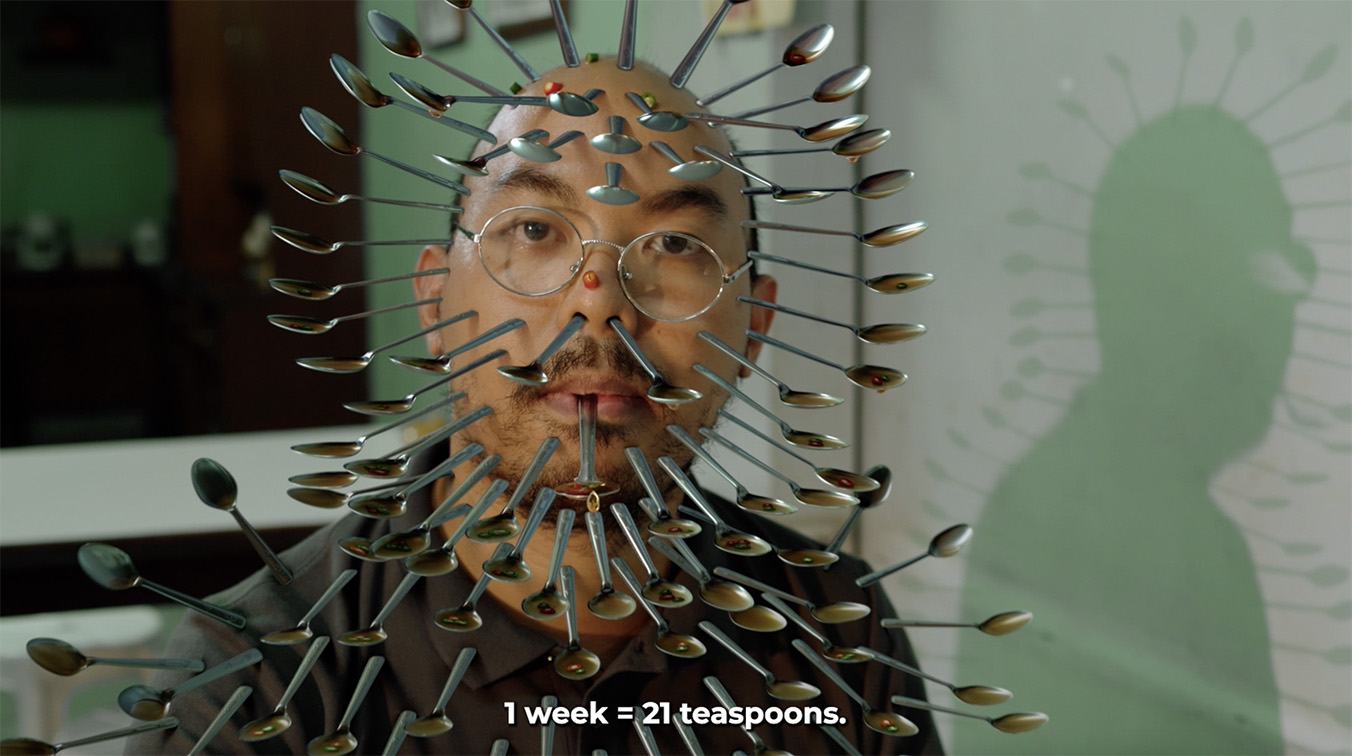 The Thai Health Promotion Foundation introduces the Seasoning Spoon Man encouraging Thais to reduce their sodium intake via Leo Burnett