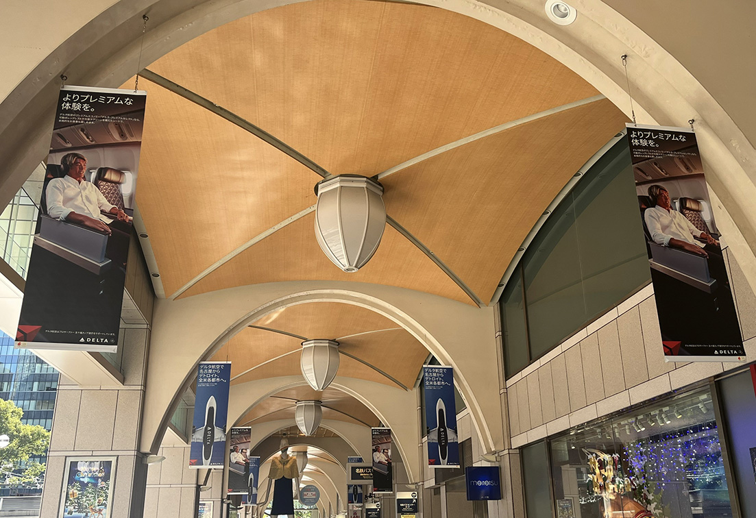 Delta Air Lines runs new campaign at Nagoya and Kanayama stations featuring Kanoa Igarashi