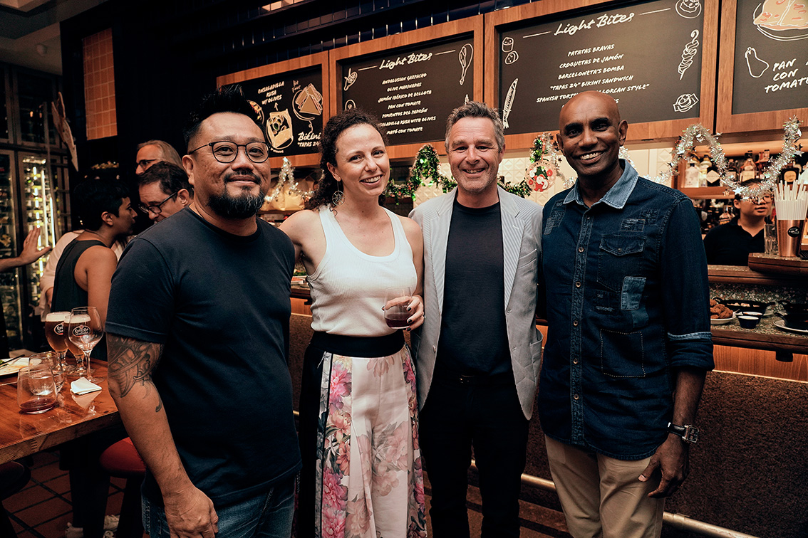 Good times: Sweetshop entertains Singapore friends