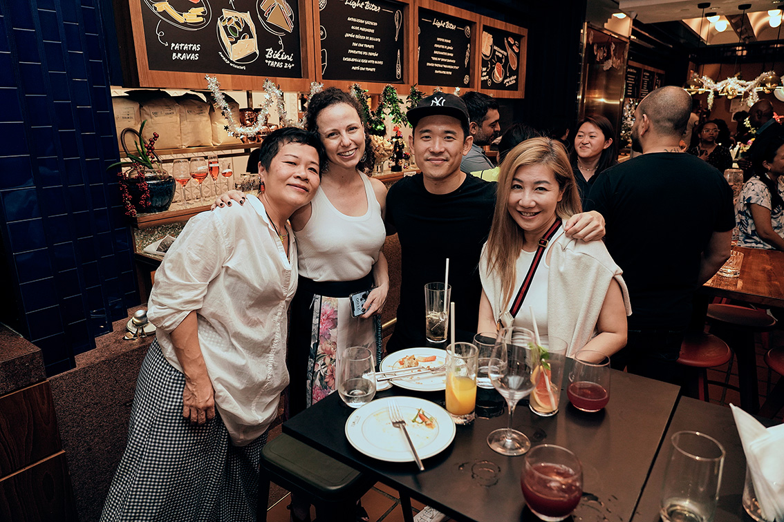 Good times: Sweetshop entertains Singapore friends