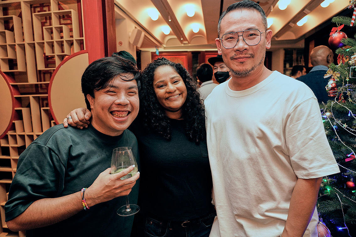 Good times: Sweetshop entertains Singapore friends