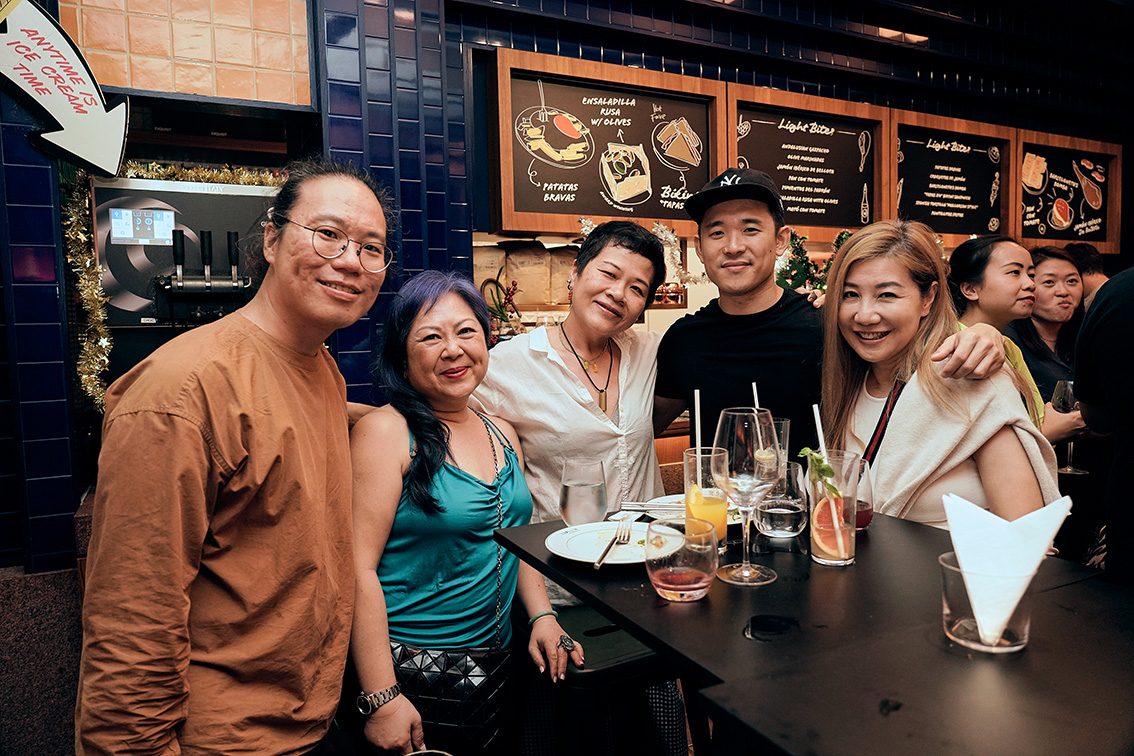 Good times: Sweetshop entertains Singapore friends
