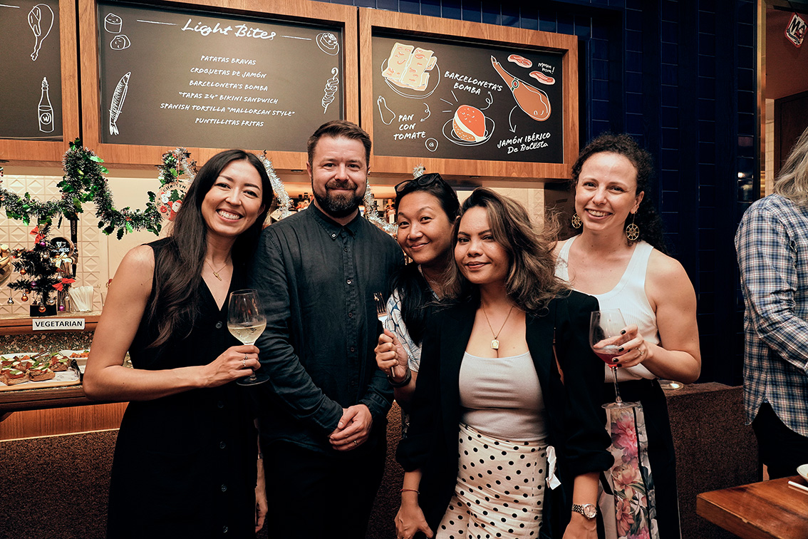 Good times: Sweetshop entertains Singapore friends