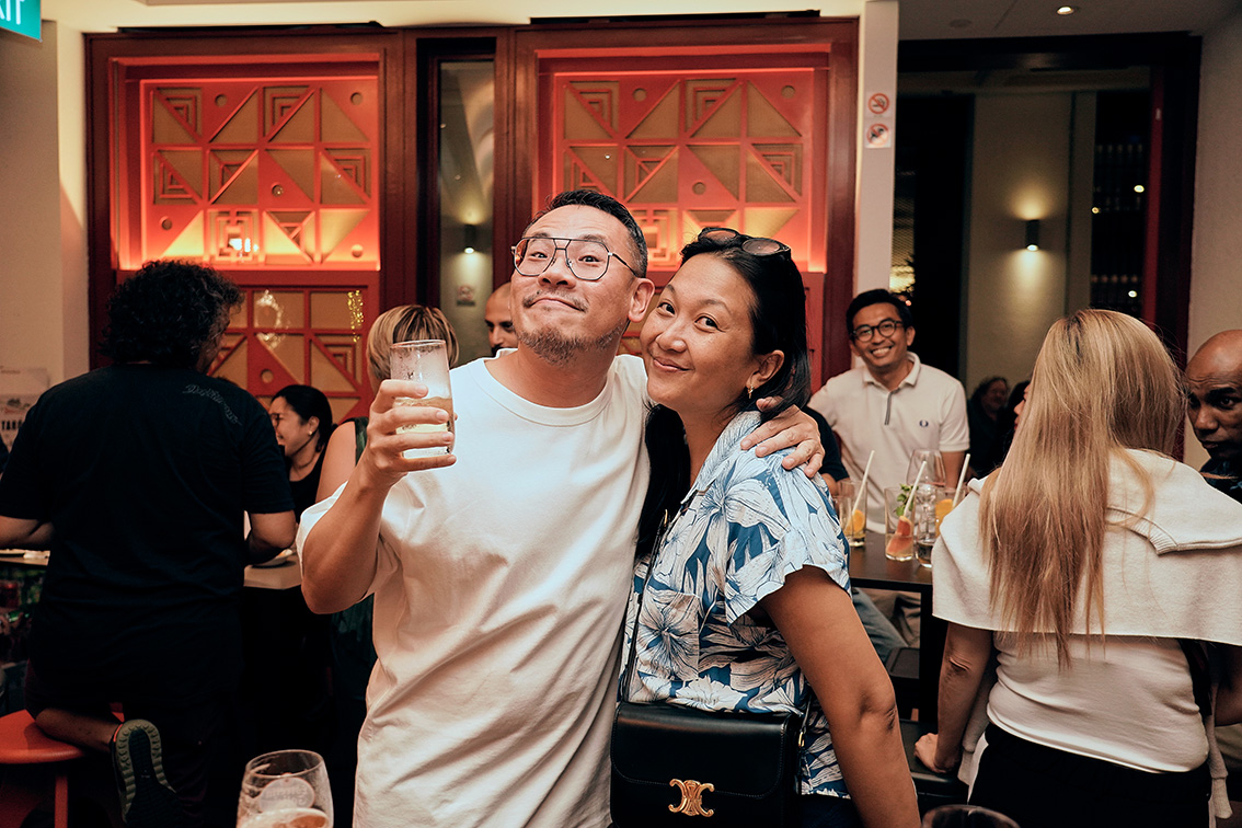 Good times: Sweetshop entertains Singapore friends