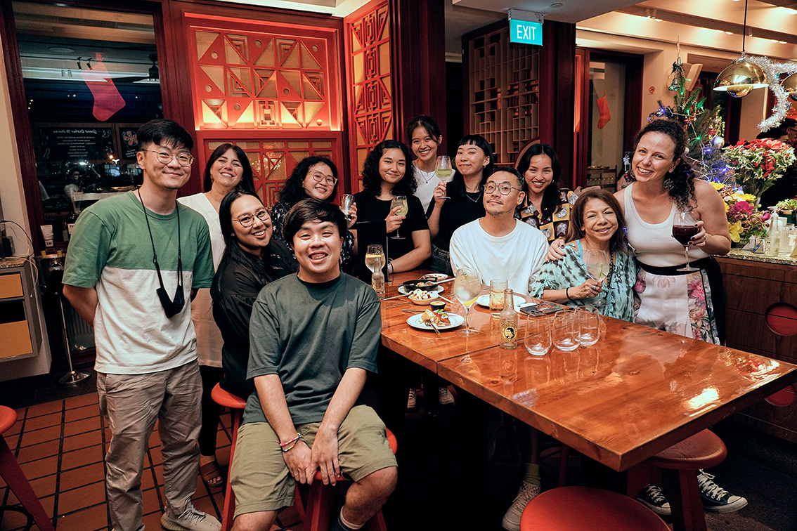 Good times: Sweetshop entertains Singapore friends