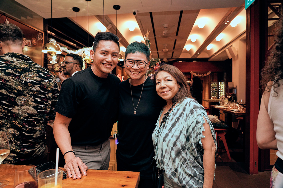 Good times: Sweetshop entertains Singapore friends