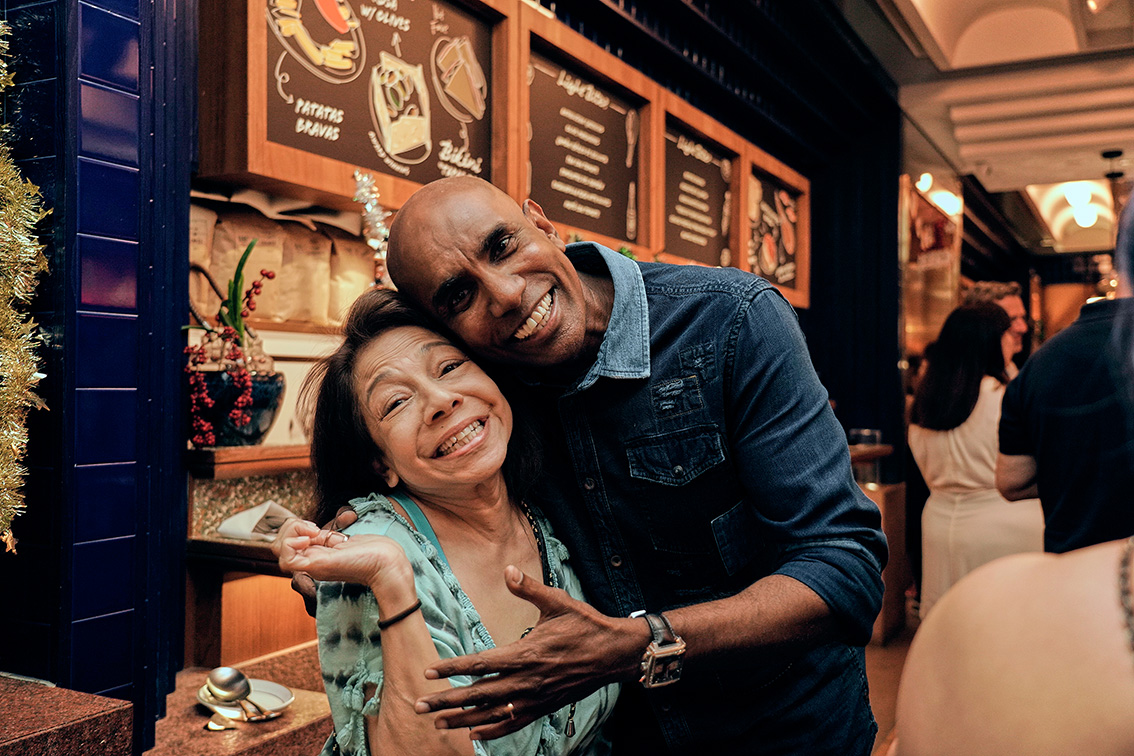 Good times: Sweetshop entertains Singapore friends