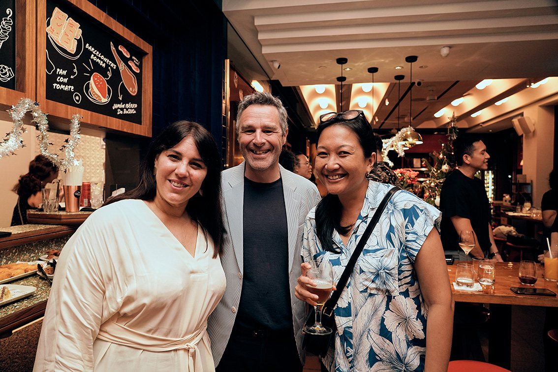 Good times: Sweetshop entertains Singapore friends