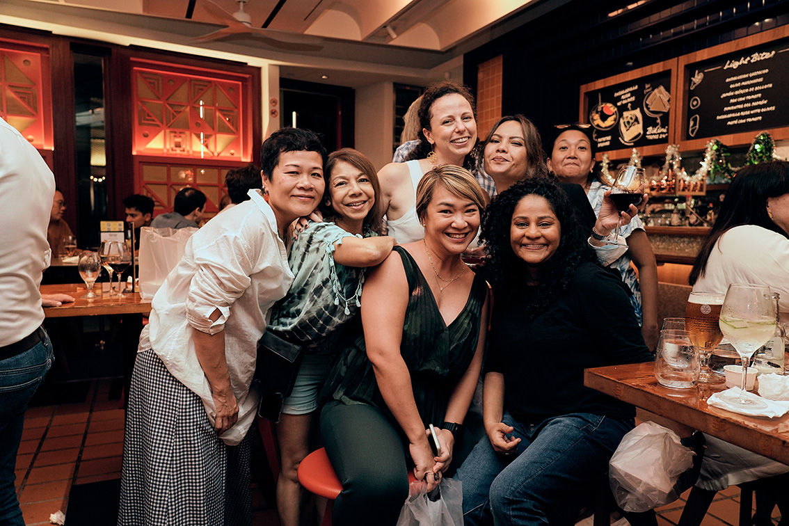 Good times: Sweetshop entertains Singapore friends