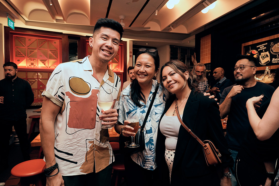 Good times: Sweetshop entertains Singapore friends