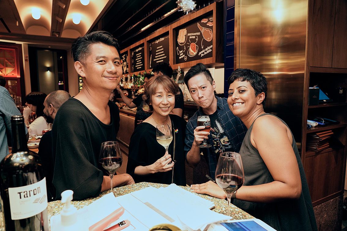 Good times: Sweetshop entertains Singapore friends